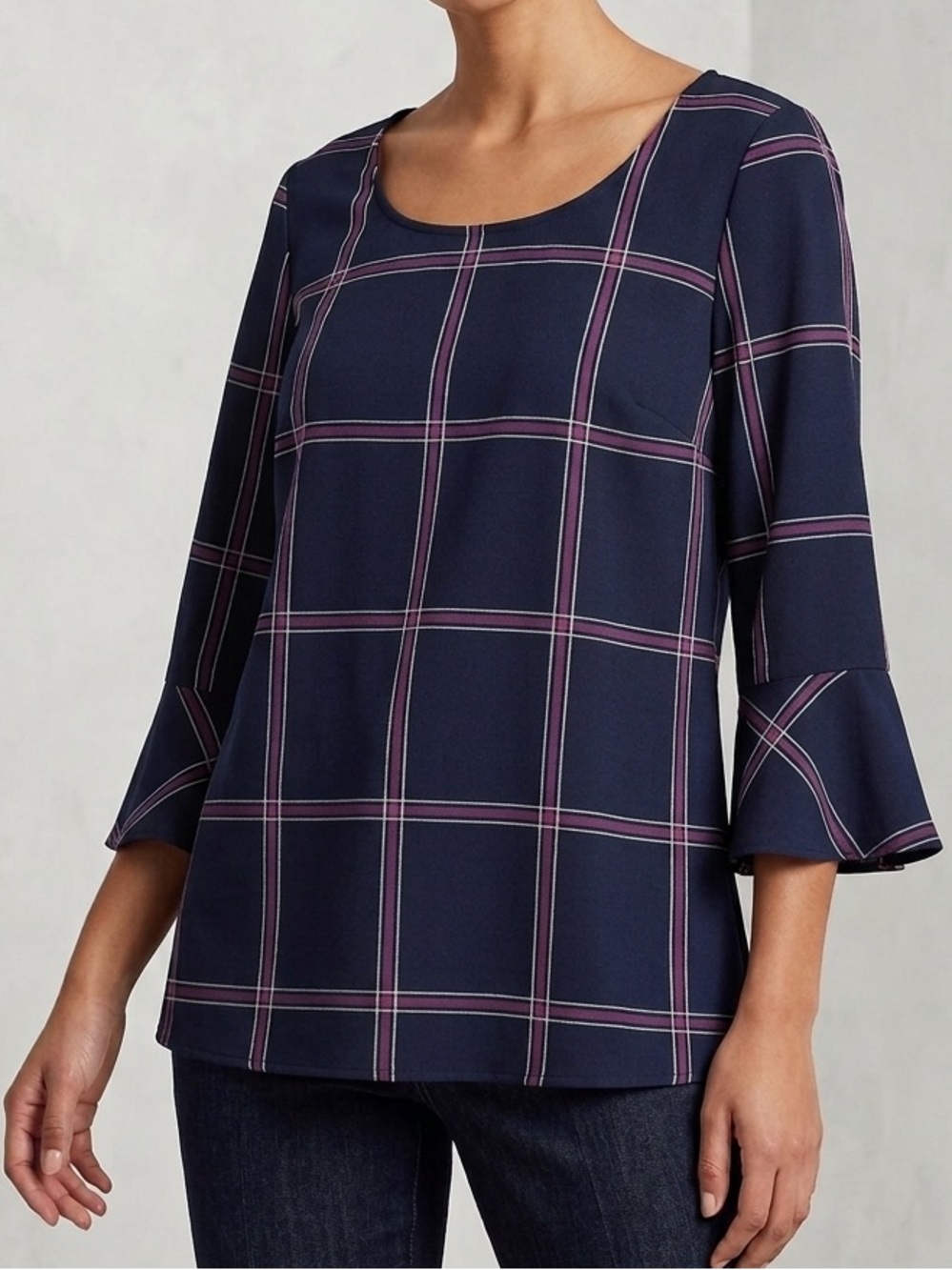 Cleo Plaid Tunic